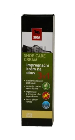Siga Černý impregnační krém na boty 50 ml Siga Černý impregnační krém na boty 50 ml