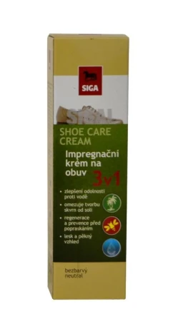 Siga Černý impregnační krém na boty 50 ml
