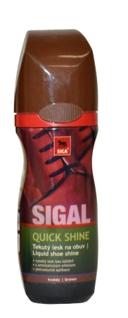 Siga Černý tekutý lesk na botyL 75 ml Siga Černý tekutý lesk na botyL 75 ml