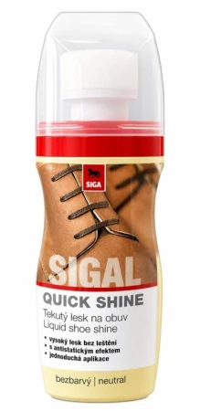 Siga Černý tekutý lesk na botyL 75 ml