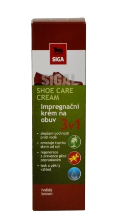 Siga Černý impregnační krém na boty 50 ml