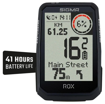 Sigma Rox 4.0 Endurance GPS černý cyklocomputer