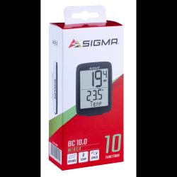 SIGMA Počítač BC 10.0, čierno-biely