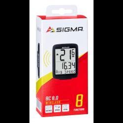 SIGMA Počítač BC 8.0 ATS WL, čierny