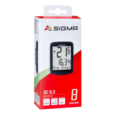 SIGMA Počítač BC 8.0, černý