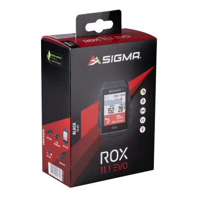 SIGMA Počítač ROX 11.1 Evo HR Set 150f., černý