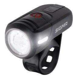 SIGMA Světlo přední AURA 45 USB, černé