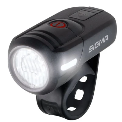 SIGMA Světlo přední AURA 45 USB, černé SIGMA Světlo přední AURA 45 USB, černé