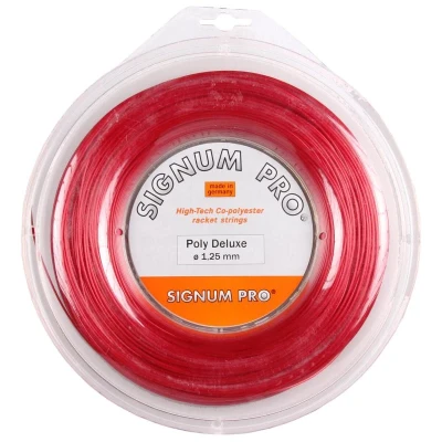 Signum Pro Poly Deluxe Red tenisový výplet 200m