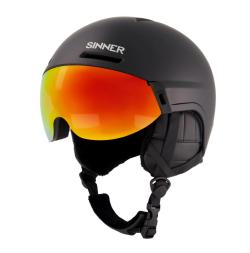 Sinner MONTBLANC VISOR M BLK 2025 lyžařská přilba se štítem