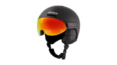 Sinner MONTBLANC VISOR M BLK 2025 lyžařská přilba se štítem