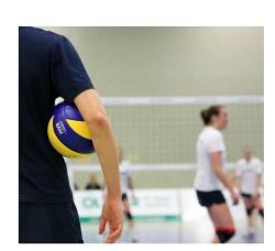 Sittec volejbalová sieť s lankom STANDARD 9,5 x 1 m