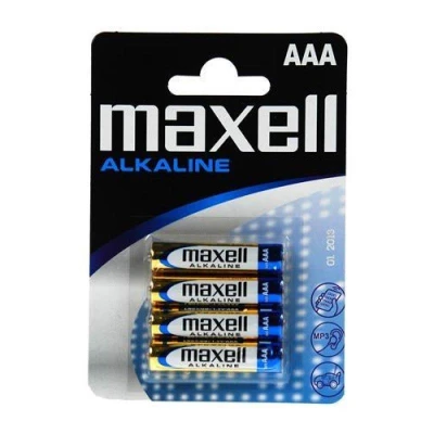 MAXELL AAA LR3 1,5V/1000mAh Alkaline, bllister 4ks MAXELL AAA LR3 1,5V/1000mAh Alkaline, bllister 4ks