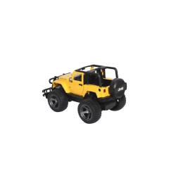 Siva RC Jeep Wrangler 1:14 žlutá, dálkově otevírané dveře