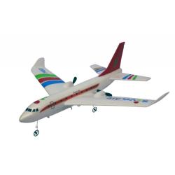 RC Airbus RTF s gyroskopickou stabilizáciou, 2,4 GHz červený