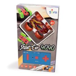 Siva RC oboustranné auto MoonStar Stunt Car 4040 oranžová