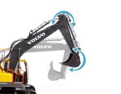 Siva RC pásový bagr Volvo 3v1 1:16