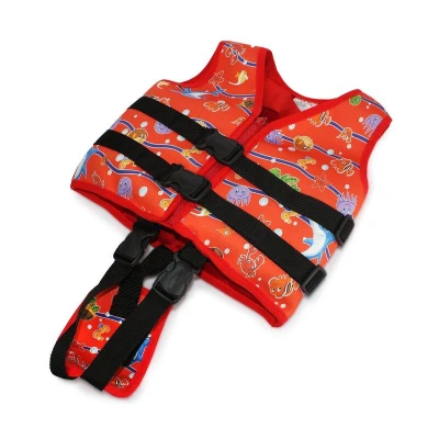 Siva Flipper červená M dětská plovací vesta pro neplavce