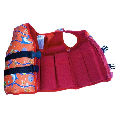 Siva Flipper červená M dětská plovací vesta pro neplavce