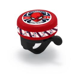 Sivý Zvonec na bicykel Spider-Man