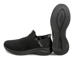 Skechers 232450-BBK černé pánské Slip-in polobotky
