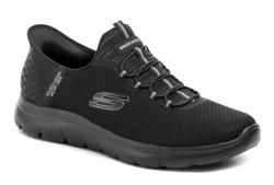 Skechers 232457-BBK černé pánské Slip-in polobotky