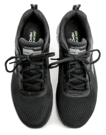 Skechers 232698-BKCC černé pánské polobotky