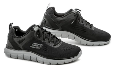 Skechers 232698-BKCC černé pánské polobotky