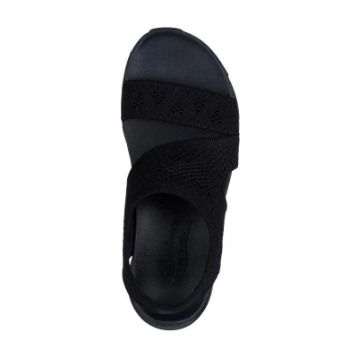 Skechers Arch Fit Brightest Day W black 2025 dámské sandály POUZE Velikost EU 37 (VÝPRODEJ)