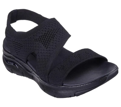 Skechers Arch Fit Brightest Day W black 2025 dámské sandály Skechers Arch Fit Brightest Day W black 2025 dámské sandály
