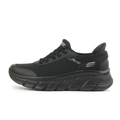 Skechers Bobs B Flex Hi Linear Force Slip-Ins W black/black dámské tenisky