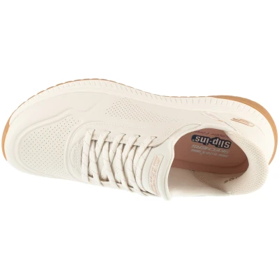 Skechers Bobs Squad 4 Key Look Slip-Ins W beige dámské tenisky