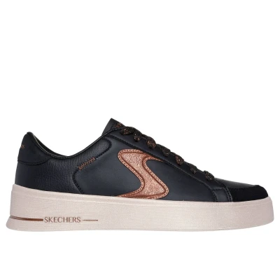 Skechers Hiland Quite Chic black/brown dámské tenisky