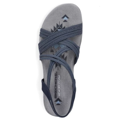 Skechers Reggae Slim Turn It Up W navy dámské sandály