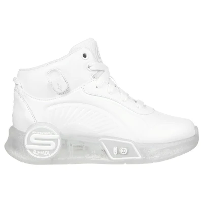 Skechers S Lights Remix white dětské tenisky