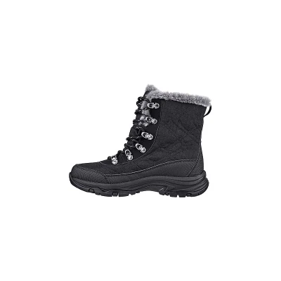 Skechers Trego Cold Blues black dámské zimní boty