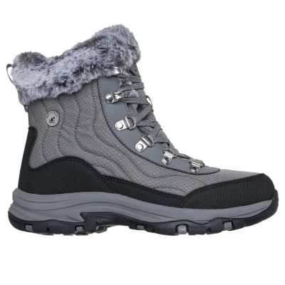 Skechers Trego Stormie WP W charcoal/black dámské zimní boty