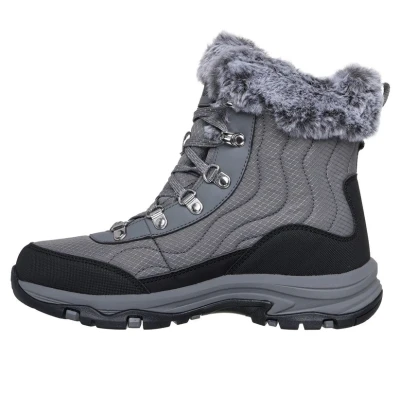 Skechers Trego Stormie WP W charcoal/black dámské zimní boty