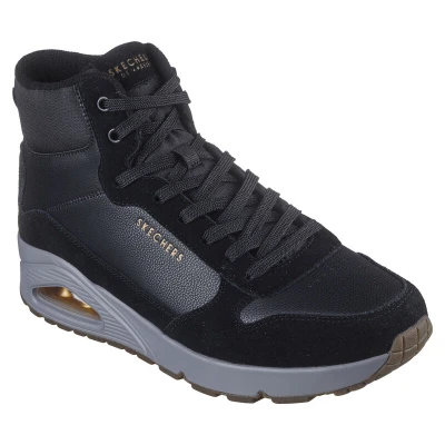 Skechers Uno Mid Sneaker black pánské zimní boty
