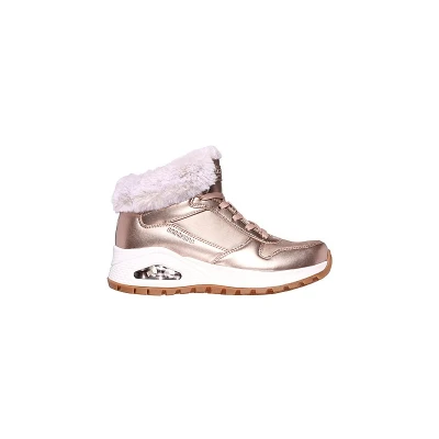 Skechers Uno Rugged Cool Nova rose gold dámské zimní boty