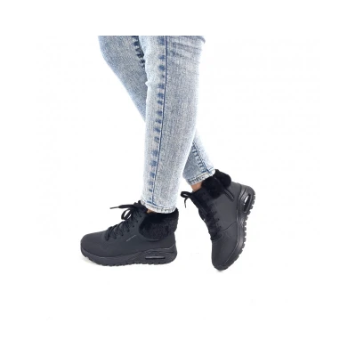 Skechers Uno Rugged Fall Air W black dámské zimní boty