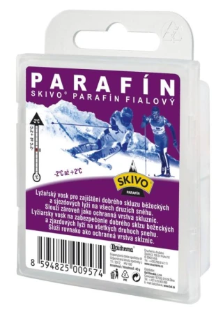 Skivo Parafín fialový 40 g Skivo Parafín fialový 40 g