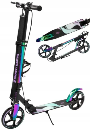 Raven Celia BLACK Neo Chrome ABEC9 200mm s ruční brzdou