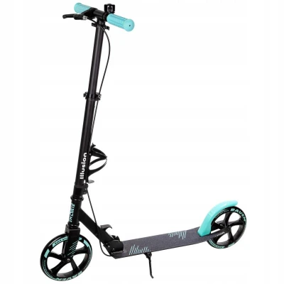 Raven Illusion mint 200mm skládací koloběžka s ruční brzdou