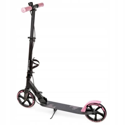 Raven Illusion pink 200mm skládací koloběžka s ruční brzdou