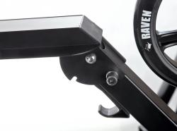 Raven Straight PRO black 200 mm skládací odpružená koloběžka s ruční brzdou