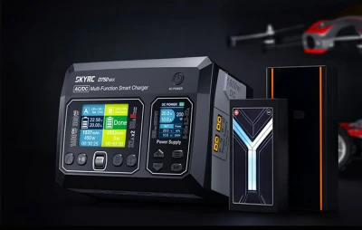 SkyRC D750 MIX černo-šedá nabíječka