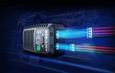 SkyRC e3S 2S/3S černá nabíječka