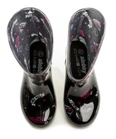 Cortina.be Slobby 166-0032-T1 černé dětské gumáčky