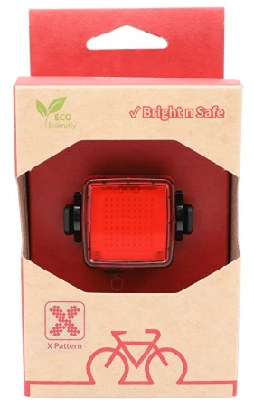 Smart blikačka zadní Square X 30 lm, dobíjecí